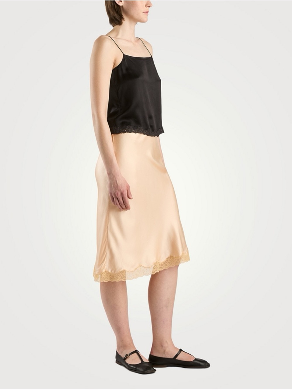 THE ROW Irene Silk Slip Skirt New w tag! Size 12 Made in Italy GWP